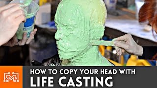 How to life cast make a mold of your head  I Like To Make Stuff [upl. by Topliffe]