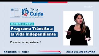 Postula al Programa Tránsito a la Vida Independiente [upl. by Ynna]