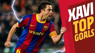 XAVI HERNÁNDEZ TOP GOALS 💙❤️🔥 [upl. by Aronow137]