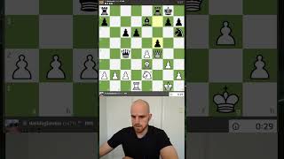 CHECKMATING OPPONENT DOWN IN THE POSITION chess bulletchess [upl. by Yemrej]