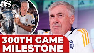 ANCELOTTI dismisses expiration date at REAL MADRID and celebrates 300th GAME MILESTONE [upl. by Eran]