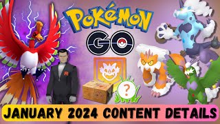 NEW January 2024 Content Coming to Pokémon Go [upl. by Blum]