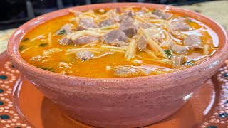 Sopa de Fideo Con Mollejas De Pollo [upl. by Dlnaod]