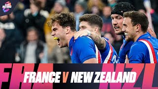 France v New Zealand  Extended Match Highlights  Autumn Nations Series [upl. by Ainos]