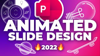 Animated PowerPoint Slide Design Tutorial 🔥2022🔥 [upl. by Garlanda]