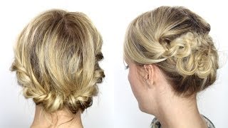 Tutoriel coiffure facile cheveux milongscourts [upl. by Nnovahs]