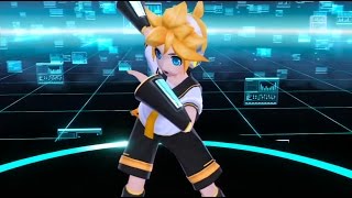 【Rin・Len】 Kagamine Lets Say the P Names ENGLISH Project Diva F Edit PV [upl. by Seale104]