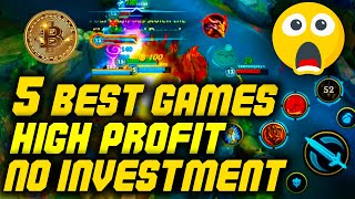 5 Best FREE Play to Earn Crypto NFT Games with ZERO Investment 🤯 [upl. by Nylia]