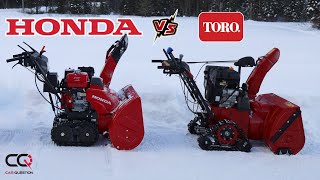 Honda VS Toro Snow blower Which one is the best Easy answer [upl. by Cleopatre]