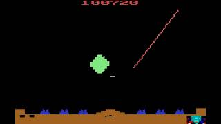 Atari 2600 Game Missile Command 1980 Atari [upl. by Henden44]