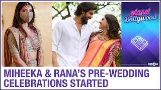 Rana Daggubati and Miheeka Bajajs prewedding festivities started the couple to tie knot in August [upl. by Ecnerual]