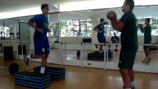 Treinamento de Goleiro  Estabilização Abdominal  Transferência de Força Membros Inferiores [upl. by Llerad]