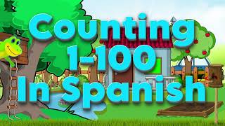 Numbers Song 1100 In Spanish  Counting by 1s  Childrens Sing Along Song Ribbit Hoppity Hop [upl. by Ordnasil]