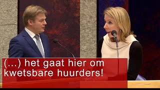 Pieter Omtzigt CDA tijdens het vragenuur over het afwijzen van het recht op huurtoeslag [upl. by Hannis622]