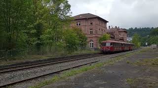 Roter Flitzer zum Jubiläum „150 Jahre Württembergische Schwarzwaldbahn“ in Calw [upl. by Theresa77]