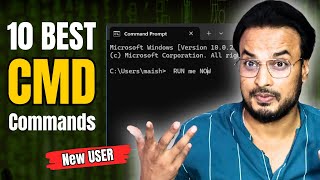 10 CMD Commands✨HACKS for NEW Windows USER in 2024 [upl. by Trefor987]