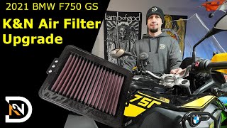 BMW F750GS F850GS Air Filter Upgrade – How to Replace the Air Filter on a BMW Motorcycle [upl. by Idnyc]