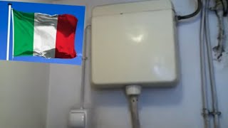 🇮🇹 ITALY TOILET 5 🇮🇹 quotConcealed High Level Push Button and Unknow Bowlquot [upl. by Bigelow930]