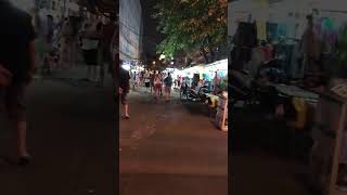 Busy Thailand street thailand massage pataya phuket streetfood thaifood travel asia solo [upl. by Yralam]