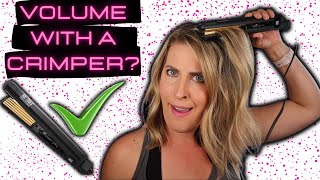 Volume Hair Hack with a Hair Crimper [upl. by Gladis]