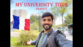 My University Tour In France As a International Student umerbhai france studyabroadfrance vlog [upl. by Chamkis]