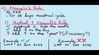 Pregnancy dating  Naegele’s rule  McDonald’s rule  Quickening [upl. by Gaby]