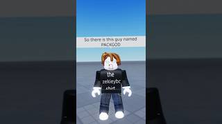 Packgod is bad at roasting people but in roblox [upl. by Ymme]