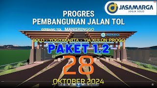 PT Jasamarga Jogja Solo Progres Proyek Jalan Tol Jogja Solo 28 Oktober 2024 [upl. by Aivatnohs115]