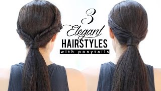 Elegant hairstyles with ponytails [upl. by Mirabel362]