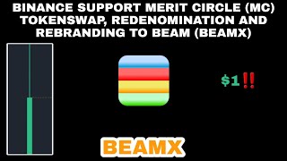 BEAMX COIN TO THE MOON❗ BEAM PRICE PREDICTION 1 IS REAL❗ MERIT CIRCLE MC REBRANDING TO BEAMX [upl. by Ahsii600]