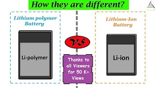 Lithium Ion Vs Lithium Polymer Batteries [upl. by Tham]