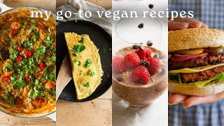 TOP 5 FAVOURITE VEGAN RECIPES VEGANUARY [upl. by Octave]