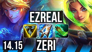 EZREAL vs ZERI MID  Rank 4 Ez Rank 7 1438 Dominating  BR Challenger  1415 [upl. by Goldie54]