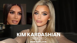 Kim Kardashian Inspired Makeup Look [upl. by Nannarb416]