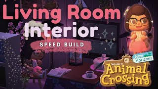 Fairycore Living Room  Home Interior Speed Build  Animal Crossing New Horizons [upl. by Wagshul]