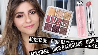 NEW Dior Backstage Rosewood Neutrals Palette amp Lip Glow [upl. by Hjerpe]