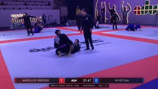 ABU DHABI WORLD MASTERS JIUJITSU CHAMPIONSHIPS 2024 Ho Yee Chia VS Marcelo De Orbegoso [upl. by Moyna576]