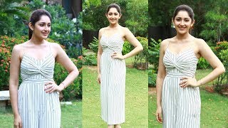 Sayesha Saigal Hot In Ghajinikanth Tamil Movie Press Meet [upl. by Clari780]