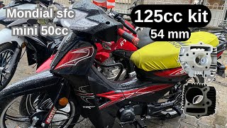 MONDİAL SFC 50cc 125cc yaptık [upl. by Calvinna649]