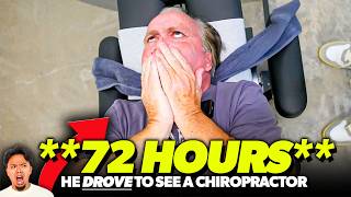 DROVE 72 HOURS FOR A BACK CRACKING MIRACLE 😭😱  Asmr Chiropractic Crunchy Pain  Dr Tubio [upl. by Marina]