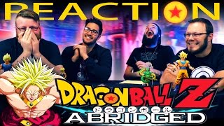 DragonBall Z Abridged Movie BROLY REACTION TeamFourStar [upl. by Eenahpets536]