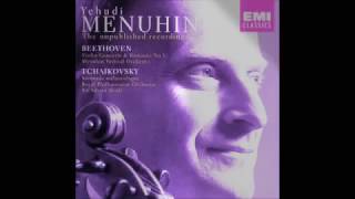 Yehudi Menuhin Beethoven Violin Concerto in D major Op61 [upl. by Ring122]