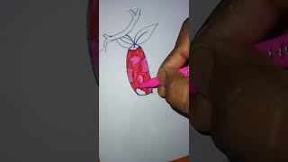 quotHow to Draw a Cute Fruit  Easy and Fun Fruit Drawing Tutorialquot shorts [upl. by Aynna]