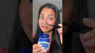 can vaseline curl lashes better than mascara 😱  beauty tips youtubeshort beauty beautytips [upl. by Anilorac]