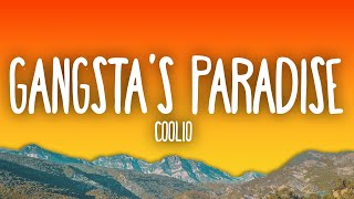 Coolio  Gangstas Paradise Lyrics ft LV [upl. by Gnen]