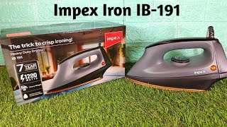 Impex Iron  Impex Iron IB 191 [upl. by Ayrb]