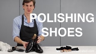 How to Polish Shoes Using Old Stockings Trick [upl. by Modestia]