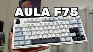 The Only Mechanical Gaming Keyboard You Need  Best Budget Stock 75 Percent  Aula F75 keyboard [upl. by Hughie]