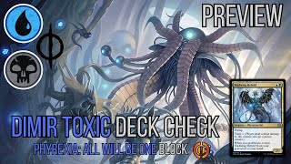 Preview Deck Check  Dimir Toxic Proliferate Block Deck  Phyrexia All Will Be One  MTG Arena [upl. by Annavoig]