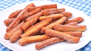 quotChurrosquot de Donas súper Ricos y Crujientes  Doughnut Fries [upl. by Lilybel132]